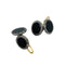 Boutons de manchette Boutons de manchette 1910 en or, argent, onyx et diamants. 58 Facettes 30254