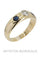 Bague 60 Bague jonc saphirs et diamant 58 Facettes 31381