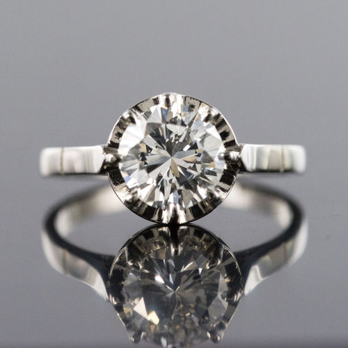 Bague 54 Solitaire diamant 1,50 carat 58 Facettes 19-649