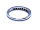 Bague 54 Bague Demie alliance Or blanc Diamant 58 Facettes 978866CN