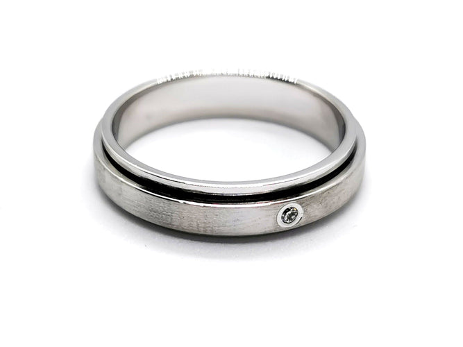 Bague 59 Piaget Bague Possession Or blanc Diamant 58 Facettes 1029215CN