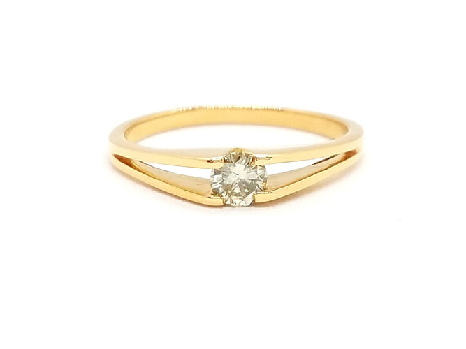 Bague 52 Bague Solitaire Or jaune Diamant 58 Facettes 758208CN