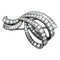 Clip Double clip Boucheron, "Noeud" en platine, or blanc et diamants. 58 Facettes 27909