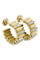 Boucles d'oreilles Créoles godrons diamants 58 Facettes 31331
