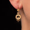 Boucles d'oreilles Boucles d'oreilles anciennes or rose perles fines 58 Facettes 19-577