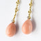 Collier Collier ancien négligé corail peau d'ange et diamants 58 Facettes 17-285