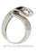 Bague 51 Bague diamants noirs et blancs 58 Facettes 12531