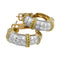 Boucles d'oreilles Boucles d'oreilles Fred, "Isaure", 2 tons d'or et platine, serties diamants. 58 Facettes 28387