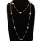 Collier Sautoir vermeil rose motifs ronds ciselés et camée 58 Facettes C8R