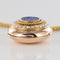 Collier Collier ancien et son médaillon lapis lazuli et perles fines 58 Facettes 20-154