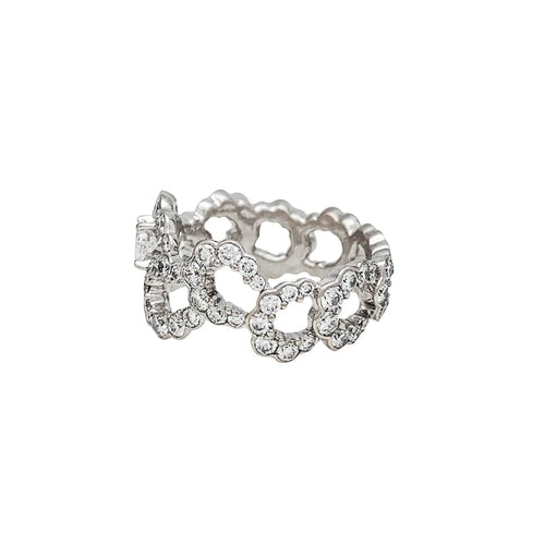 Bague 51 Bague Dior "Archi" en or blanc et diamants. 58 Facettes 30218