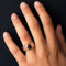 Bague 61 Bague jonc grenat or rose 58 Facettes 20-195-57