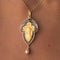 Pendentif Pendentif ancien Vierge saphir perle fine 58 Facettes 20-162