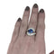 Bague 52 Bague Tourbillon en or jaune et blanc, saphir et diamants. 58 Facettes 28146