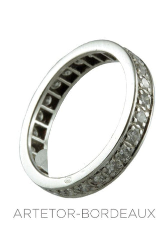 Bague 50 Alliance en diamants 58 Facettes