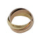 Bague 55 Bague Cartier modèle "Trinity" trois ors. 58 Facettes 29961