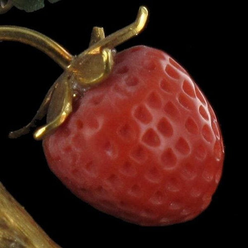 Broche Broche ancienne branche de fraisier 58 Facettes 00-073-2904123