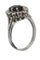 Bague Bague saphir entourage diamants 58 Facettes 37221
