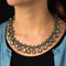 Collier Collier préhnites saphirs oranges et grenats verts 58 Facettes 14-328-8438052