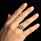 Bague 54 Bague rétro diamants bouquet 58 Facettes 20-196-51