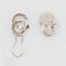 Boucles d'oreilles Boucles d'oreilles clips or blanc vintage 58 Facettes 21-169