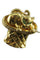 Broche Broche chat dans un chapeau 58 Facettes 19621