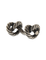 Boutons de manchette Hermès - Boutons de Manchette "Corde" en Argent 58 Facettes