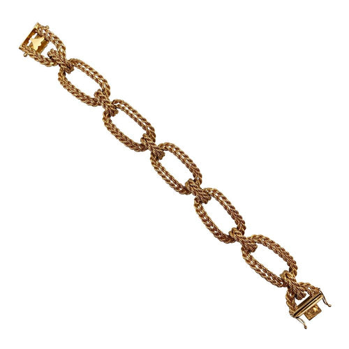 Bracelet Bracelet Vintage en or jaune. 58 Facettes 30083