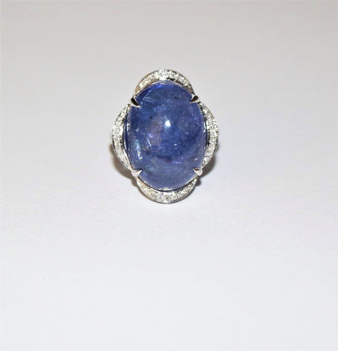 Bague Bague TANZANITE et Diamants 58 Facettes 357
