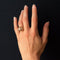 Bague 55 Bague vintage fils d'or rose et diamants 58 Facettes 14-185-55