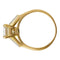 Bague 52 Bague diamant taille émeraude 2 carats, or jaune. 58 Facettes 30566