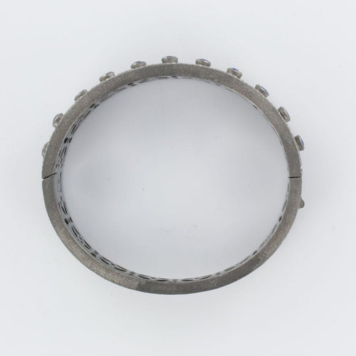 Bracelet Bracelet argent diamants et cyanites 58 Facettes 18-329