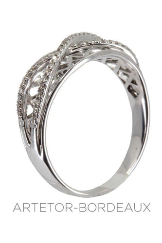 Bague 56 Bague moderne diamants 58 Facettes 34961