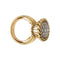 Bague 55 Bague en or jaune et diamants. 58 Facettes 29992