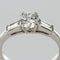 Bague 54 Solitaire diamant et diamants baguette 58 Facettes 16-060-54