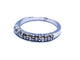 Bague 54 Bague Demie alliance Or blanc Diamant 58 Facettes 978866CN