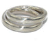 Bague Bague de la maison Hermès collection Vertige en argent 58 Facettes 0