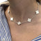 Collier Collier Van Cleef & Arpels Alhambra en or blanc et nacre. 58 Facettes 30104