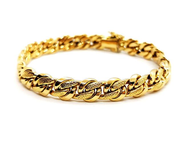 Bracelet Bracelet Maille anglaise Or jaune 58 Facettes 1171400CD