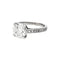 Bague 49 Bague solitaire diamant 2,02 carats en platine. 58 Facettes 30455