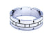 Bague 63 Cartier Bague Alliance Tank Or blanc 58 Facettes 1050177CN