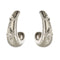 Boucles d'oreilles Boucles d'oreilles or blanc satiné diamants 58 Facettes YS66B