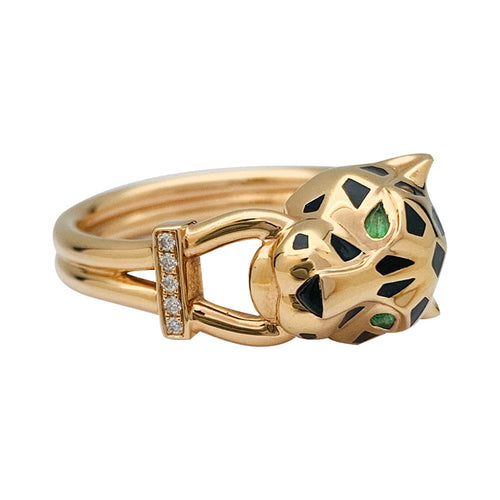 Bague 60 Bague Cartier, "Panthère de Cartier", or rose. 58 Facettes 30588
