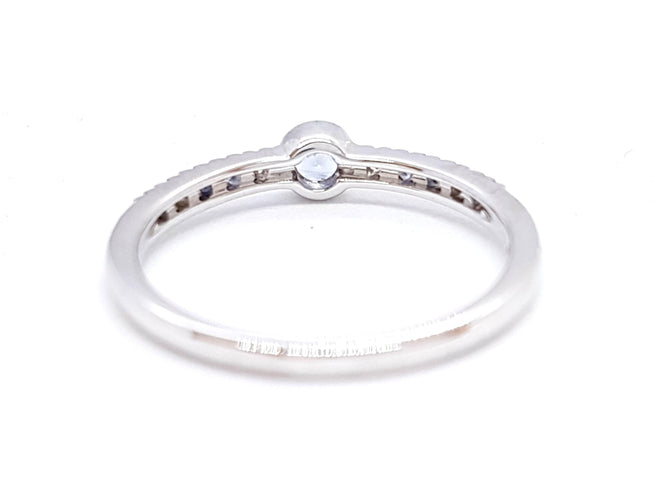 Bague 54 Isabelle Langlois Bague Or blanc Diamant 58 Facettes 06206CD