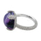 Bague 54 Bague Pomellato, "Caramelle", or blanc, diamants et améthyste. 58 Facettes 30172