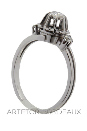 Bague 53 Bague diamants style solitaire 58 Facettes 30841