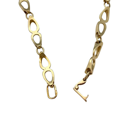 Collier Collier en or jaune maille fantaisie. 58 Facettes 26542