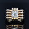 Bague 61 Bague ancienne noeud diamant tank 58 Facettes 21-124-61