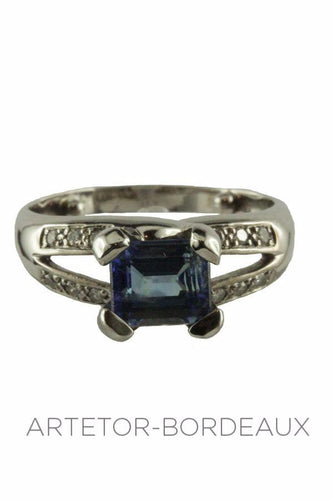Bague 53 Bague tanzanite et diamants 58 Facettes 20061