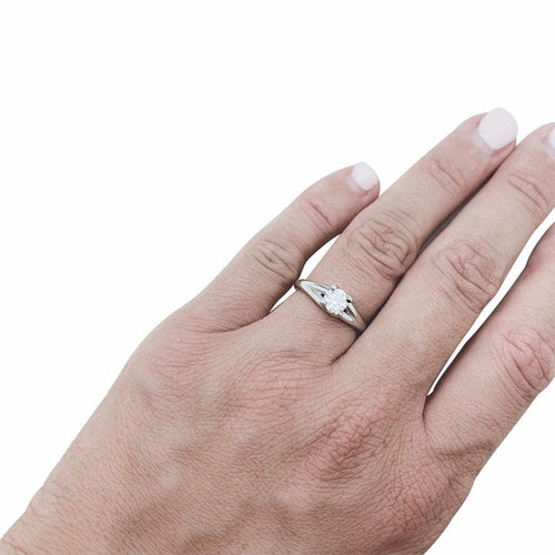 Bague 50 Bague Chaumet "Liens" en platine, diamant 0,52 carat. 58 Facettes 30475